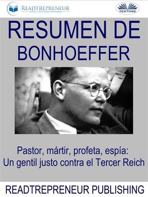 cover image of Resumen De Bonhoeffer